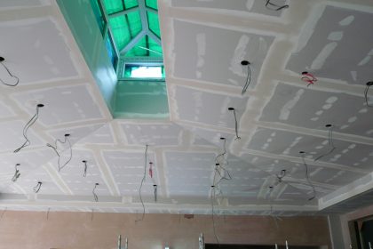 The Spa Hotel - MF Suspended Ceiling System/Recessed Coffered Ceiling/ Tape and Jointing